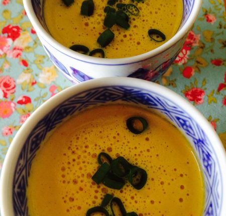 Sopa de Cenoura e Curry